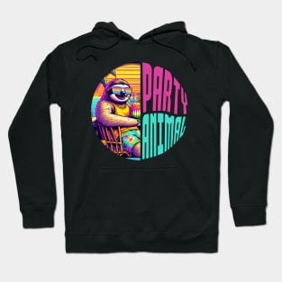 Party Animal Sloth Hoodie